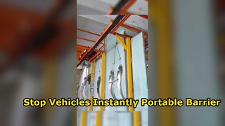 Процесс производства простого шлагбаума для парковки автомобилей